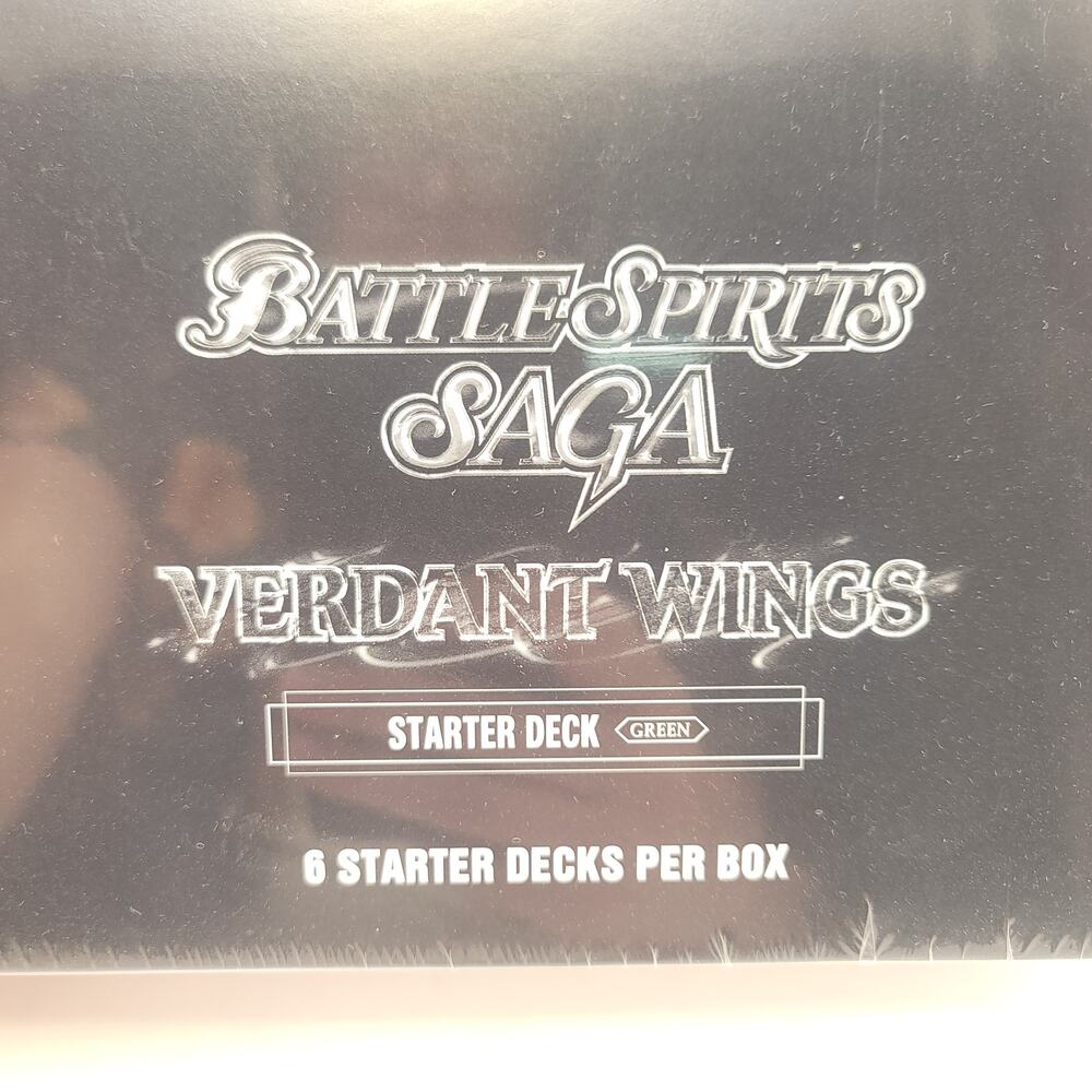 Battle Spirits Saga Verdant Wings Box of 6 Starter Deck Green 2023